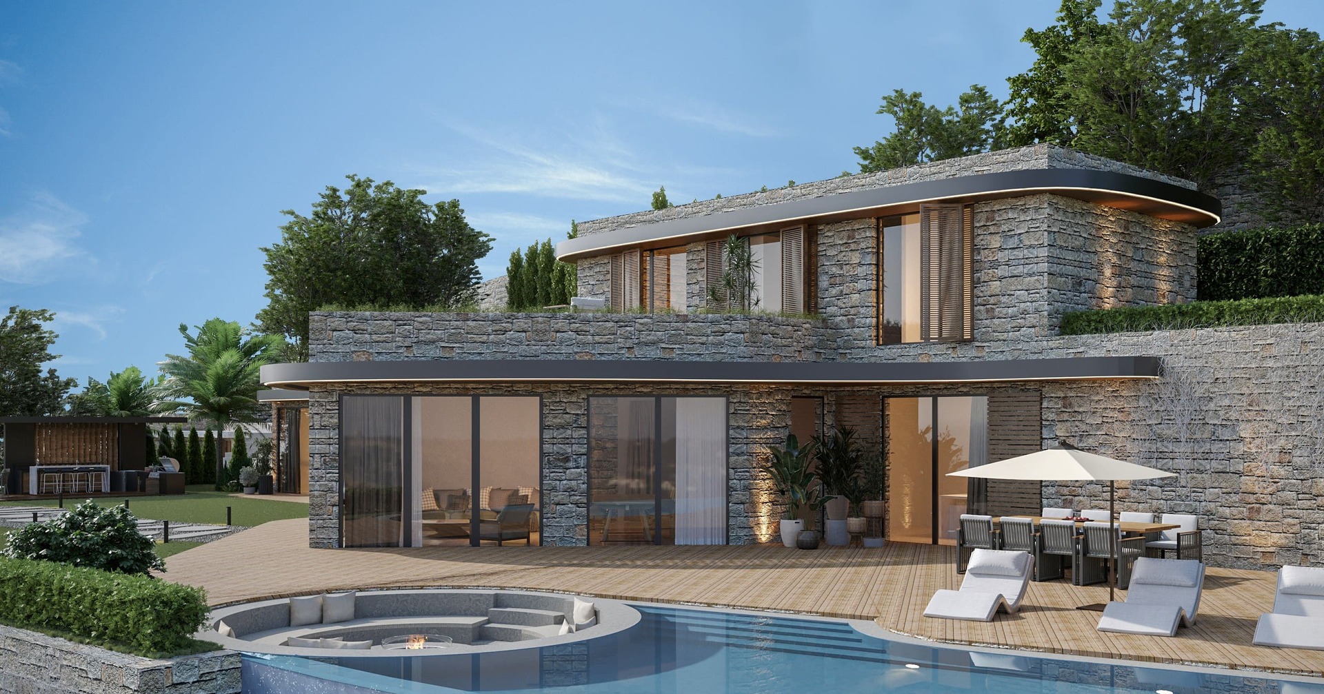 Evart Mansion sosyal alanlar