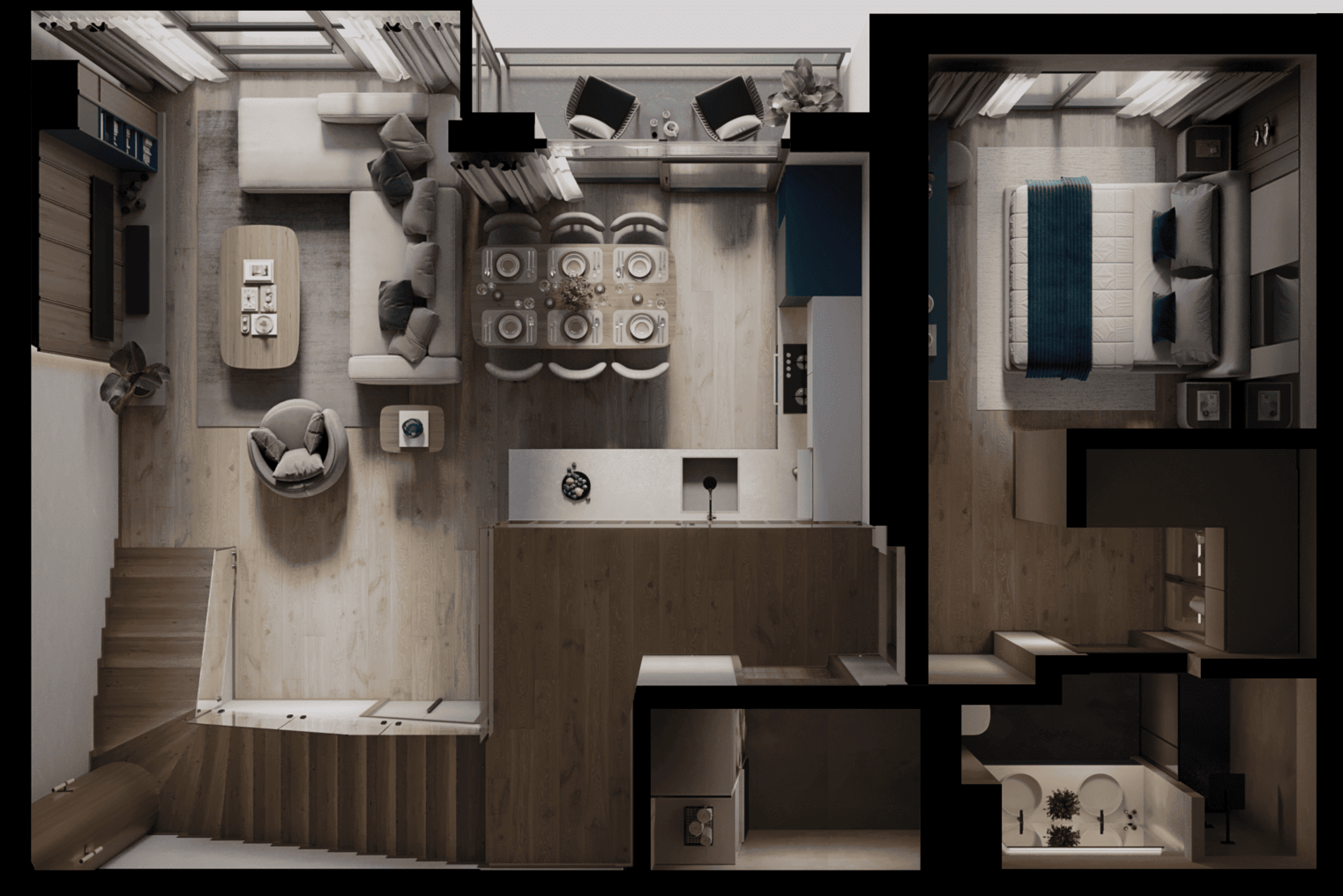 Evart Oran loft daire görseli 2